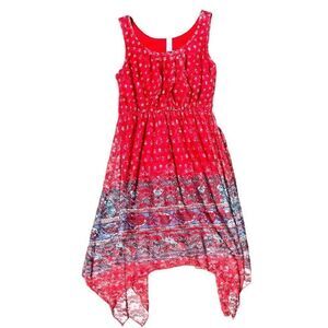NO BOUNDARIES Lace Overlay Dress Size Medium